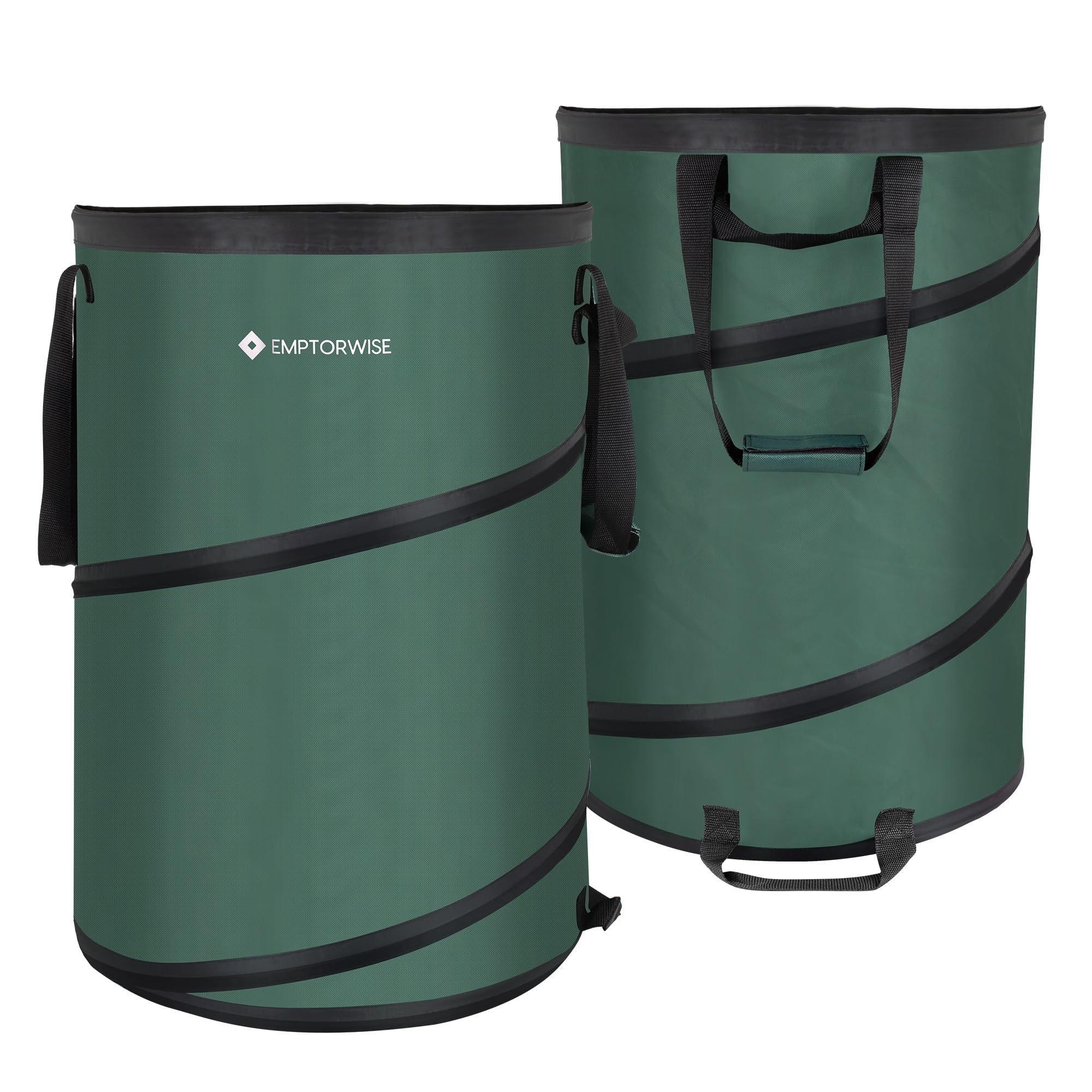 Amazon.com: Emptorwise - 2-Pack Collapsible Pop up Trash Cans